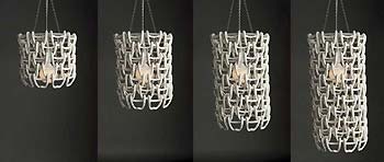 獨特造型創意無限的鏈形燈