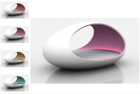 驚奇清爽的蛋殼床現身