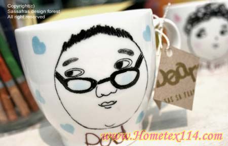 韓流潮物創意可愛的插畫杯子