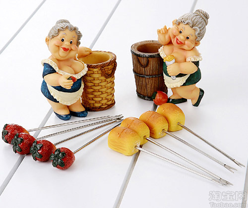 肥婆婆叉子情趣居家生活