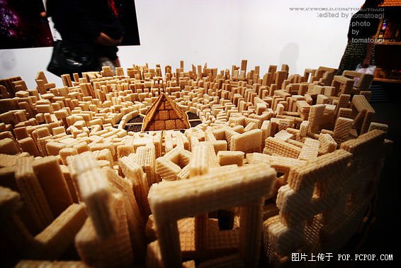 用餅干做的偉大建筑
