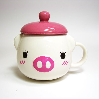 可愛立體插畫杯小女人的情懷