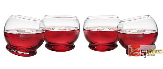 可以盡情搖擺的不倒翁玻璃杯