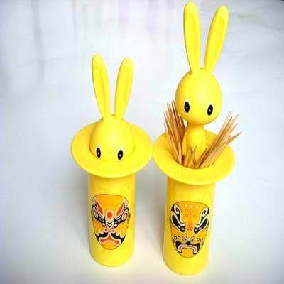 給你歡樂可愛兔子牙簽筒