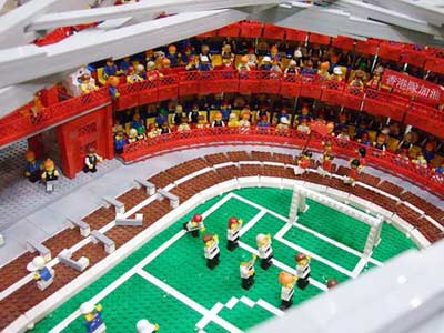 超強(qiáng)!積木搭建奧運場館