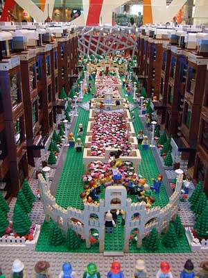 超強!積木搭建奧運場館