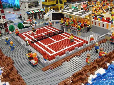 超強!積木搭建奧運場館