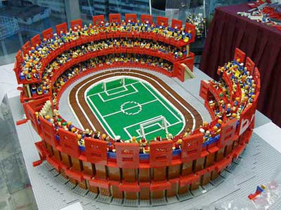 超強!積木搭建奧運場館