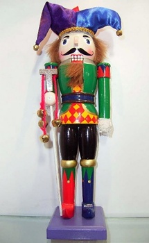 逗趣裝飾胡桃夾子木制玩偶