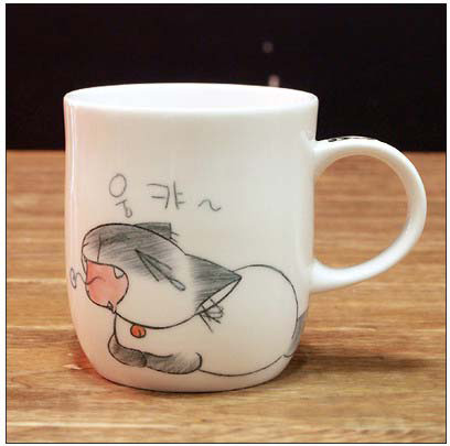 卡哇伊貓貓馬克杯的美味生活