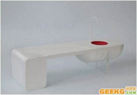 挑戰(zhàn)創(chuàng)意帶浴缸的廚房