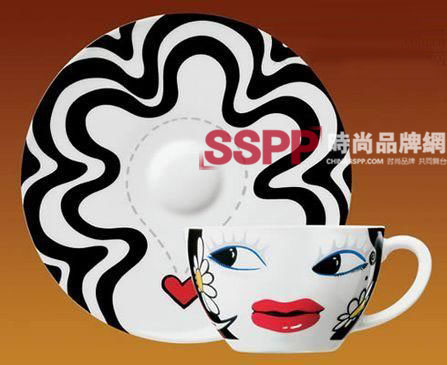 小資表情豐富超可愛(ài)咖啡杯