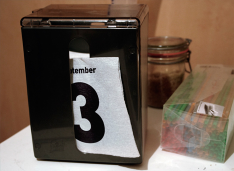 日歷餐巾紙別浪費時間