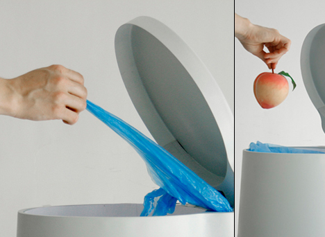 好創(chuàng)意三層分類垃圾桶