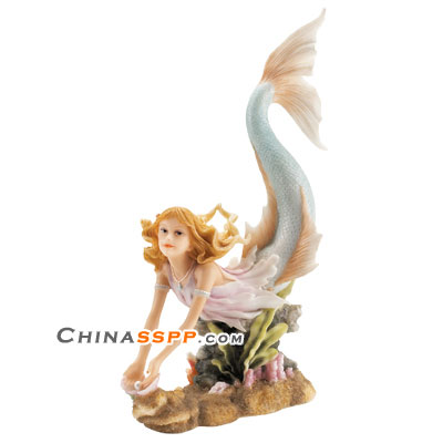 歐式風(fēng)尚美人魚(yú)家居雕刻裝飾(一)