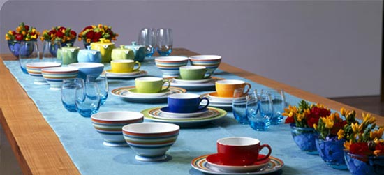 糖果般可愛(ài)彩色杯杯碗碗