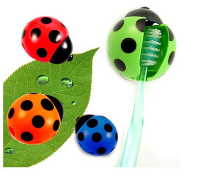 小小甲克蟲自動牙刷架