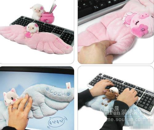 可愛鼠標墊韓MM告別鼠標手