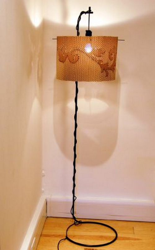 美麗而具有創意的紙板家具