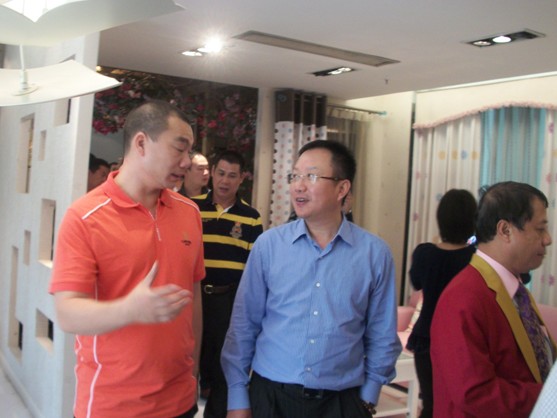 中國家紡協會會長楊兆華訪問志達紡織