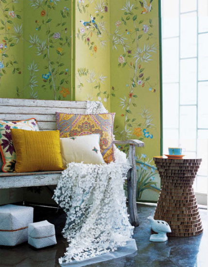 復古舊家具讓房間變得鳥語花香