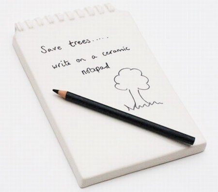 創意環保的陶瓷便簽!