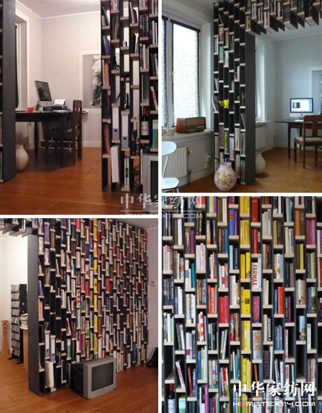不缺創意6款很酷的書房裝飾和書架設計
