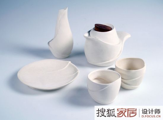 俏皮時尚的“Wavy”茶具設計