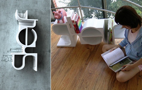 新穎的書架設(shè)計(jì)實(shí)用又有創(chuàng)意