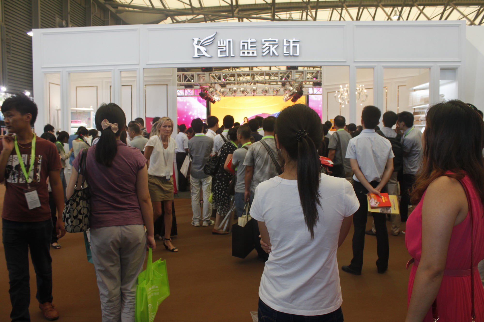 凱盛家紡2012國際家紡博覽會放光芒