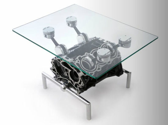 汽車零件組裝而成的新奇家具