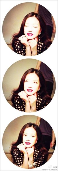 趙薇曬紅唇美照 號召粉絲一起休息