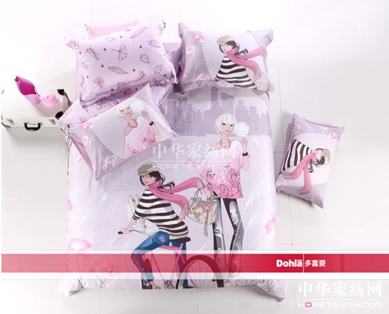 多喜愛將韓國漫畫時尚融入床品