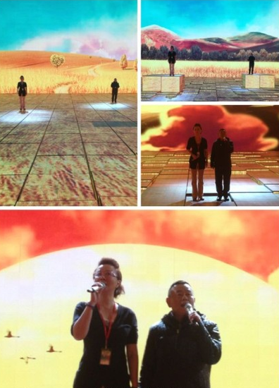 蔡明潘長(zhǎng)江元宵晚會(huì)彩排照曝光