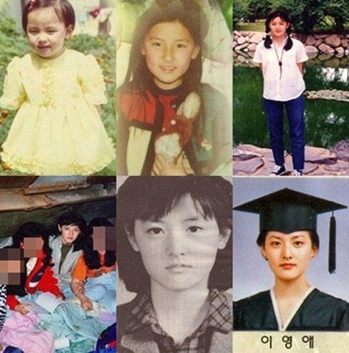 李英愛成長舊照曝光 五官秀氣