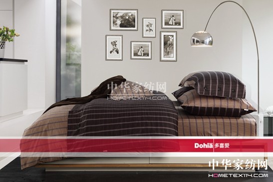 多喜愛:十一月床品簡彩條紋時尚風