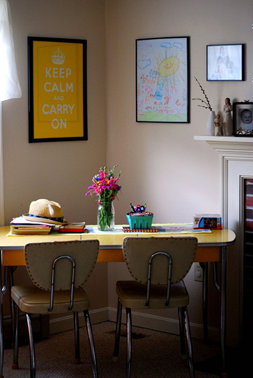 充滿甜點味道復古溫暖的家