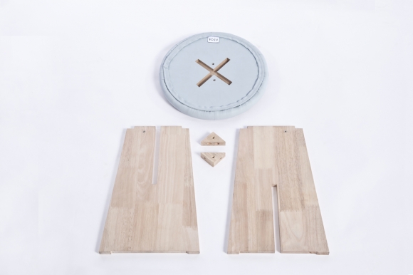 創意紐扣凳設計回味童年