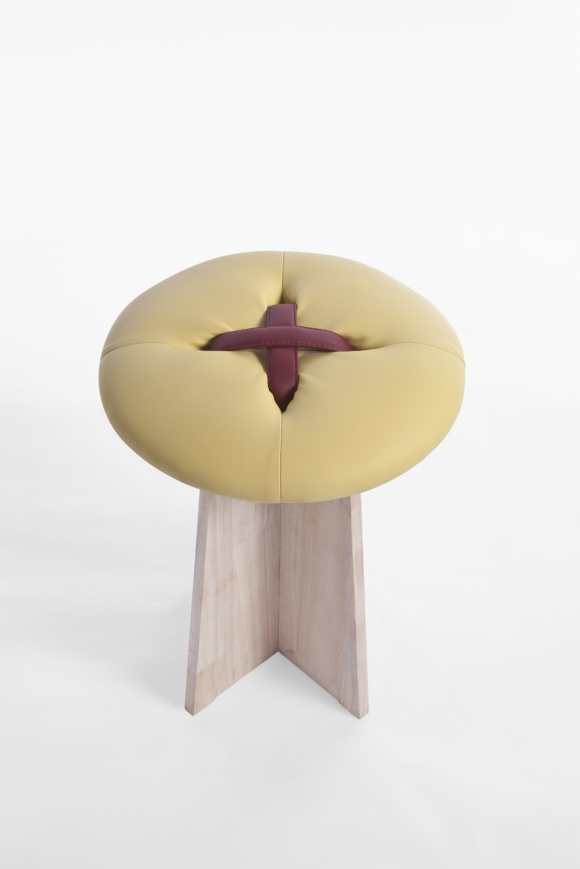 創意紐扣凳設計回味童年