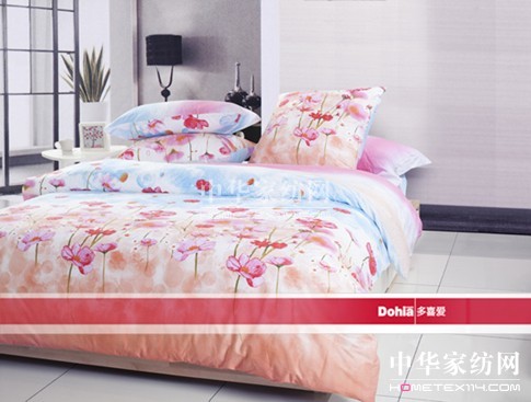 多喜愛打造床品的花花世界