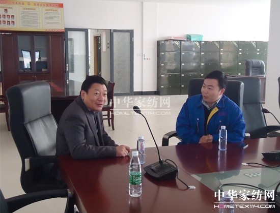 石根美副市長視察海聆夢家紡