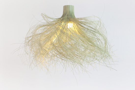 唯美燈具:竹子“旋”燈