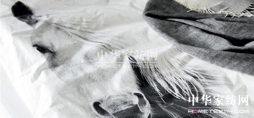 家紡印花設計:萬馬奔騰賀新春