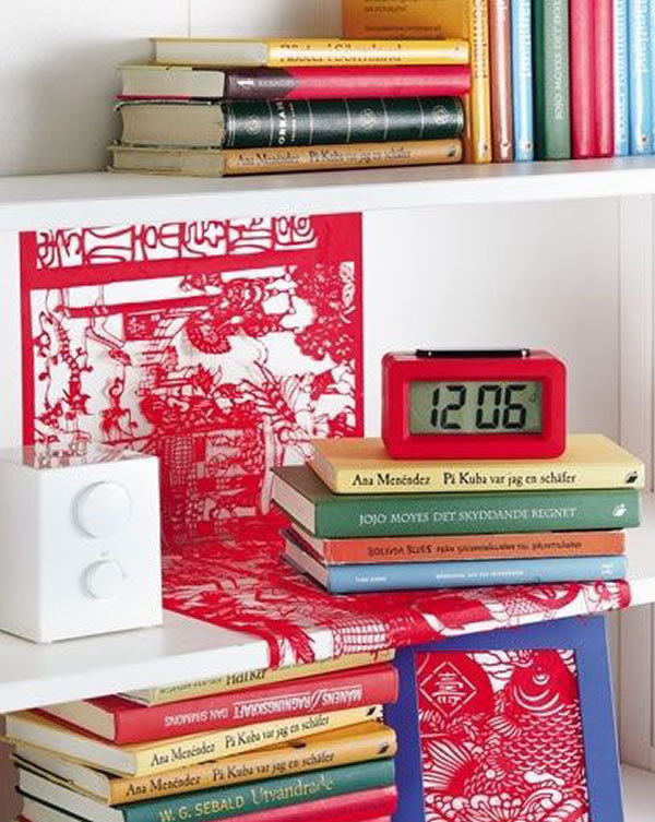 融入剪紙元素的各類家居陳設(3)