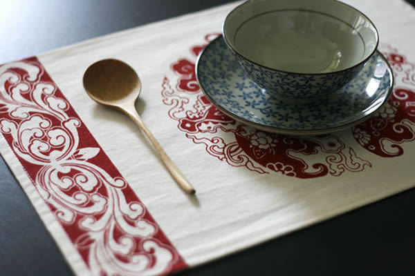 融入剪紙元素的各類家居陳設(3)