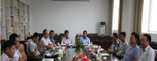 江蘇省農(nóng)開局領(lǐng)導(dǎo)調(diào)研玖久絲綢