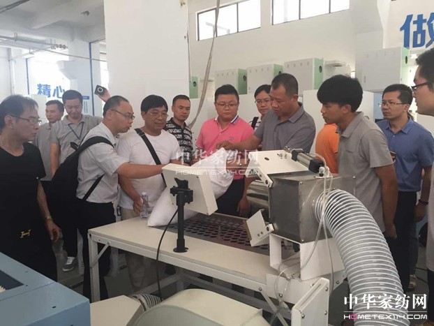 40余位家紡企業(yè)代表參觀百聯(lián),找尋家紡自動(dòng)化整體解決方案